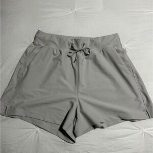 Old Navy Women's Light Gray Athletic Drawstring Shorts